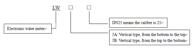 LW Intelligent Electronic Water Meter
